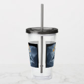 Spooky Halloween Gothic Skeleton Spirit Acryl Drinkbeker (Rechts)