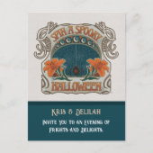 Spooky Halloween Gothic  Style Uitnodiging (Voorkant)