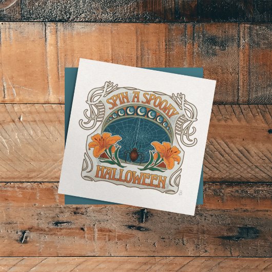 Spooky Halloween Gothic Style Uitnodiging