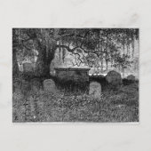 Spooky Halloween Graveyard Briefkaart (Voorkant)