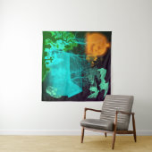 Spooky Halloween Graveyard Wandkleed (In Situ (horizontaal))