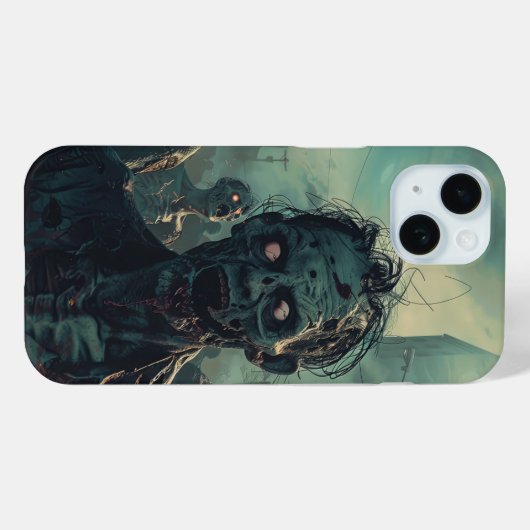 Spooky Halloween Graveyard Zombie Apocalyse Case-Mate iPhone Case (Achterkant (horizontaal))