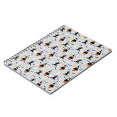 Spooky Halloween Grijs Notitieboek (Linkerzijde)