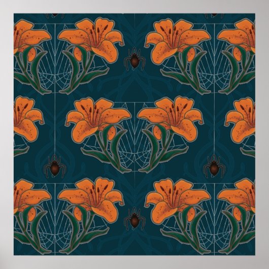 Spooky Halloween grillige  stijl Poster (Voorkant)