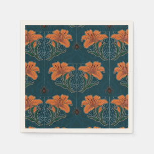 Spooky Halloween grillige stijl Servet