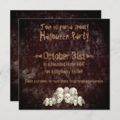 Spooky Halloween Grunge griezelige achtergrond sch Kaart (Voorkant / Achterkant)