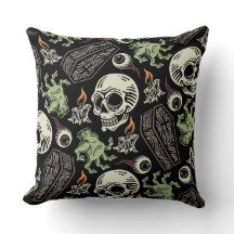 Spooky Halloween grunge Skull ontwerp
