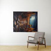 Spooky Halloween Haunted Corn Field Wandkleed (In Situ (horizontaal))