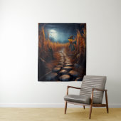 Spooky Halloween Haunted Corn Field Wandkleed (In situ)