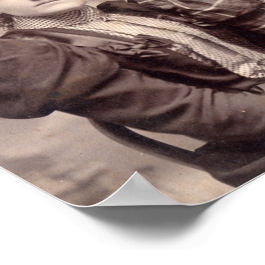 Spooky Halloween Haunted Family Portret Poster (Hoek)