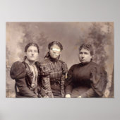 Spooky Halloween Haunted Family Portret Poster (Voorkant)