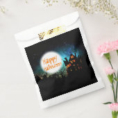 Spooky Halloween Haunted House Bedankzakje (Gezegeld)