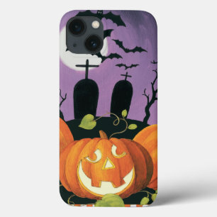 Spooky Halloween Haunted House iPhone 13 Hoesje