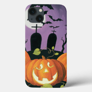 Spooky Halloween Haunted House iPhone 13 Hoesje