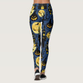 Spooky Halloween Haunted House Leggings (Achterkant)