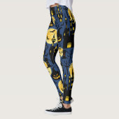 Spooky Halloween Haunted House Leggings (Links)
