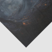 Spooky Halloween Haunted House voor Decoupage Tissuepapier (Detail)