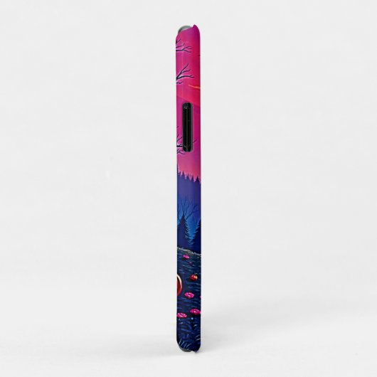 Spooky Halloween Haunted Mansion Art Case-Mate iPhone Case (Achterkant/rechts)