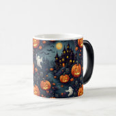Spooky Halloween Haunted Night Mok (Voorkant rechts)