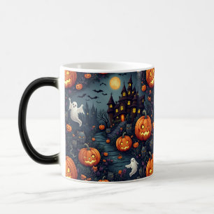 Spooky Halloween Haunted Night Mok