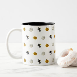Spooky Halloween Headless Horseman Coffee Mok