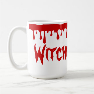 Spooky Halloween heksen brouwen druipen rood bloed Koffiemok