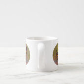 Spooky Halloween heksenhuis en vampieren kasteel Espresso Kop (Achterkant)