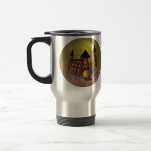 Spooky Halloween heksenhuis en vampieren kasteel Reisbeker
