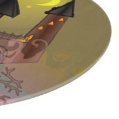 Spooky Halloween heksenhuis en vampieren kasteel Snijplank (Hoek)