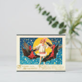 Spooky Halloween  Holiday briefkaart (Staand voorkant)