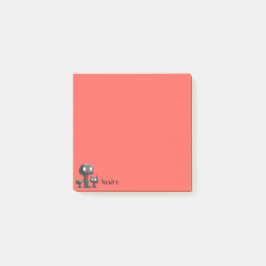 Spooky Halloween honden rood Post-it® Notes