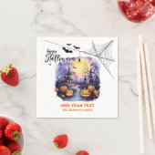 Spooky Halloween House Paper servetten  (Insitu)