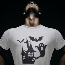 Spooky Halloween House T-shirt