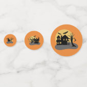 Spooky Halloween Houses | Boo! Confetti (Voorkanten)