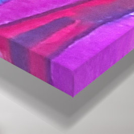 Spooky Halloween Houses Watercolor Canvas Afdruk