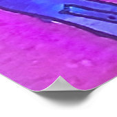 Spooky Halloween Houses Watercolor Poster (Hoek)