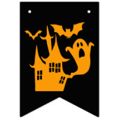 Spooky Halloween Huis Aangepaste Naam & Details Vlaggetjes (Tweede vlag)