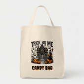 Spooky Halloween huis met geesten en pompoenen Tote Bag (Voorkant)