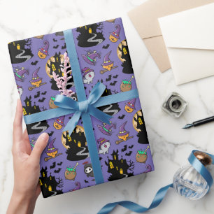 Spooky halloween inpakpapier