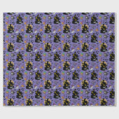 Spooky halloween inpakpapier (Vlak)