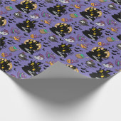 Spooky halloween inpakpapier (Hoek)