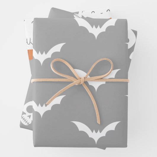 Spooky Halloween Inpakpapier Vel (In situ)