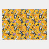 Spooky Halloween Inpakpapier Vel (Voorkant 3)