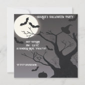Spooky Halloween Invitation Kaart (Voorkant)
