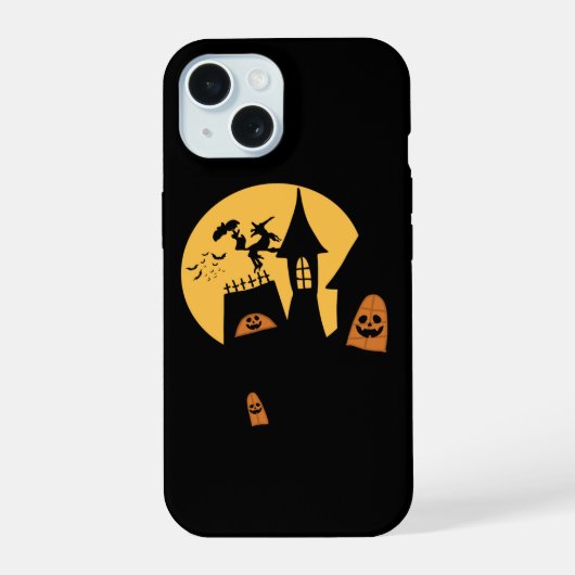 Spooky Halloween iPhone 15 Case (Achterkant)
