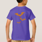 Spooky Halloween Jack O Lantaarn Naam T-shirt (Achterkant)