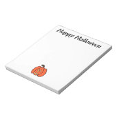 Spooky Halloween Jack o Lantern Notitieblok (Linkerzijde)