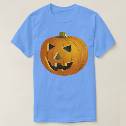 Spooky Halloween Jack O Lantern Pumpkin T-shirt (Design voorkant)