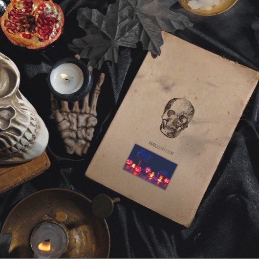 Spooky Halloween Jack-o'-Lantern Sticker