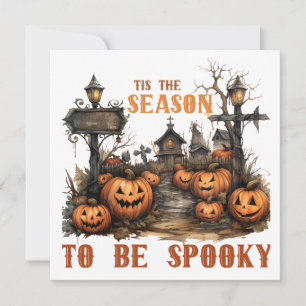 Spooky Halloween-kaart